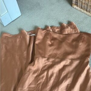 Park & Fifth Copper Strapless Dress